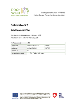 Data Management Plan