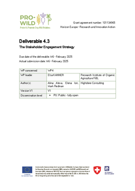 Stakeholder Engagement Strategy 