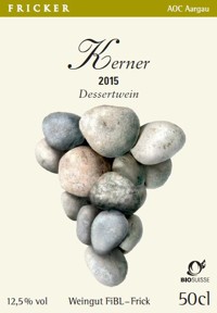 Etikette Kerner Dessertwein 2015
